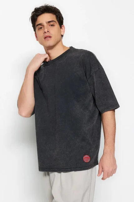 Wooden Black Wash T-Shirt